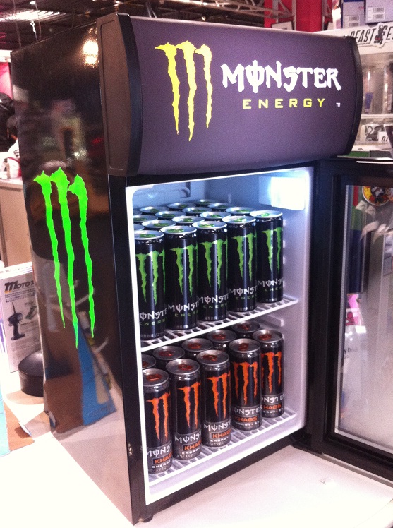 Monster energy モンスターエナジー 冷蔵庫 モンエナ - 冷蔵庫
