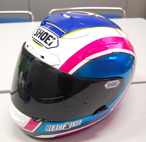 本戦用ヘルメット＆レザースーツ完成！: ナップス ベイサイド