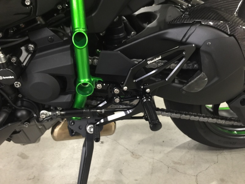 Kawasaki 『Ninja Ｈ２ カスタム！！』 バックステップキット 