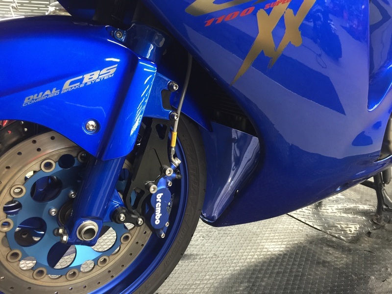 brembo』 キャリパーを装備せよ！！ （ＣＢＲ１１００ＸＸブレーキシステム変更!! ブレンボ仕様）: ナップス ベイサイド幸浦通信